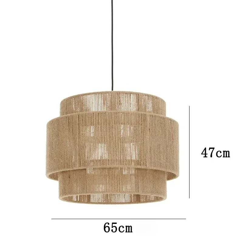Applique da Parete Mori in Corde di Canapa – Stile Giapponese e Design Minimalista