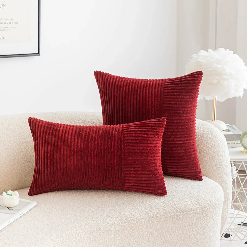 Fodera per Cuscino in Velluto a Coste - Eleganza e Comfort per Ogni Ambiente