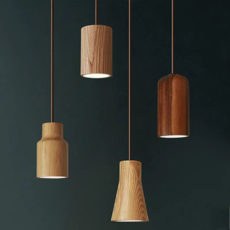 Lampada a Sospensione Nordica in Legno - Eleganza e Raffinatezza per Ogni Ambiente