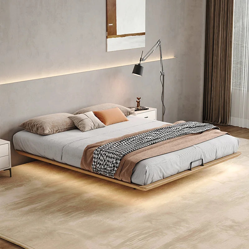 Letto Sospeso in Legno Massello - Eleganza e Comfort per Ogni Camera