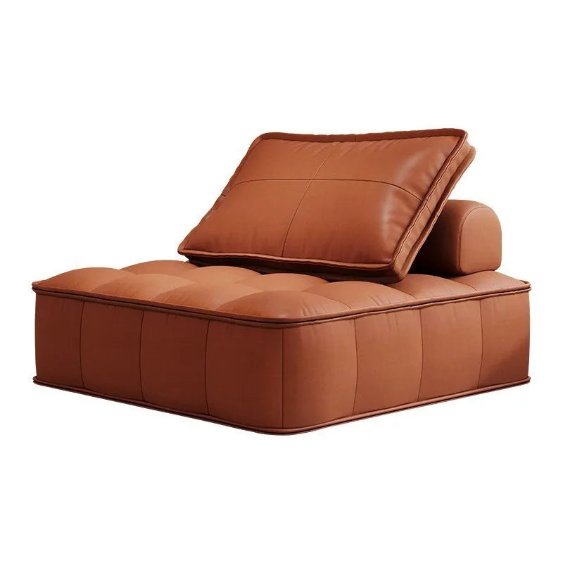 Divano Pigro in Pelle Tofu Block - Comfort e Stile per Ogni Casa