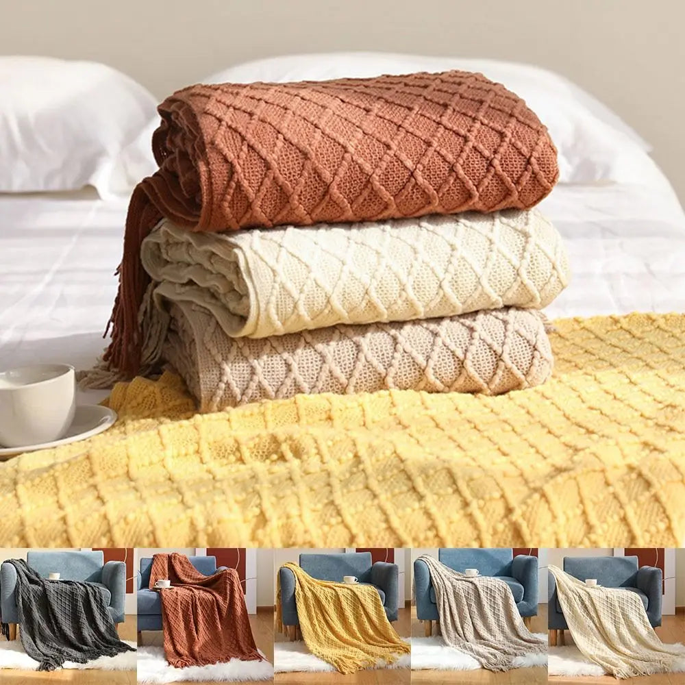Coperta in Cotone Jacquard: Calore e Stile per la Tua Casa