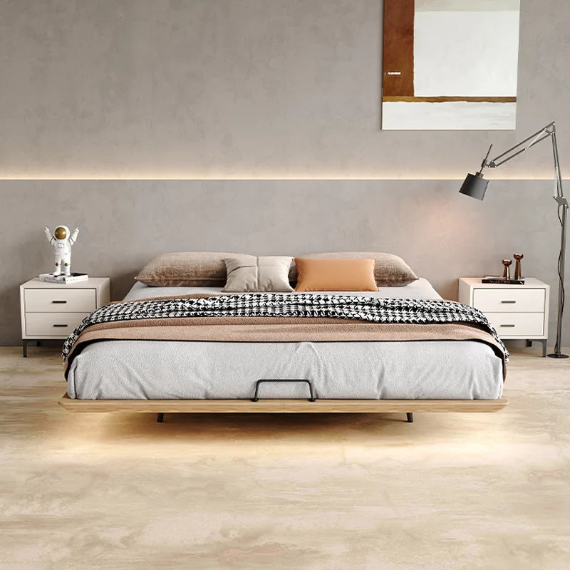 Letto Sospeso in Legno Massello - Eleganza e Comfort per Ogni Camera