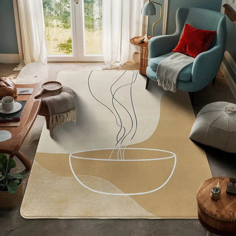 Tappetino Geometrico Astratto Morandi - Eleganza e Raffinatezza per Ogni Ambiente