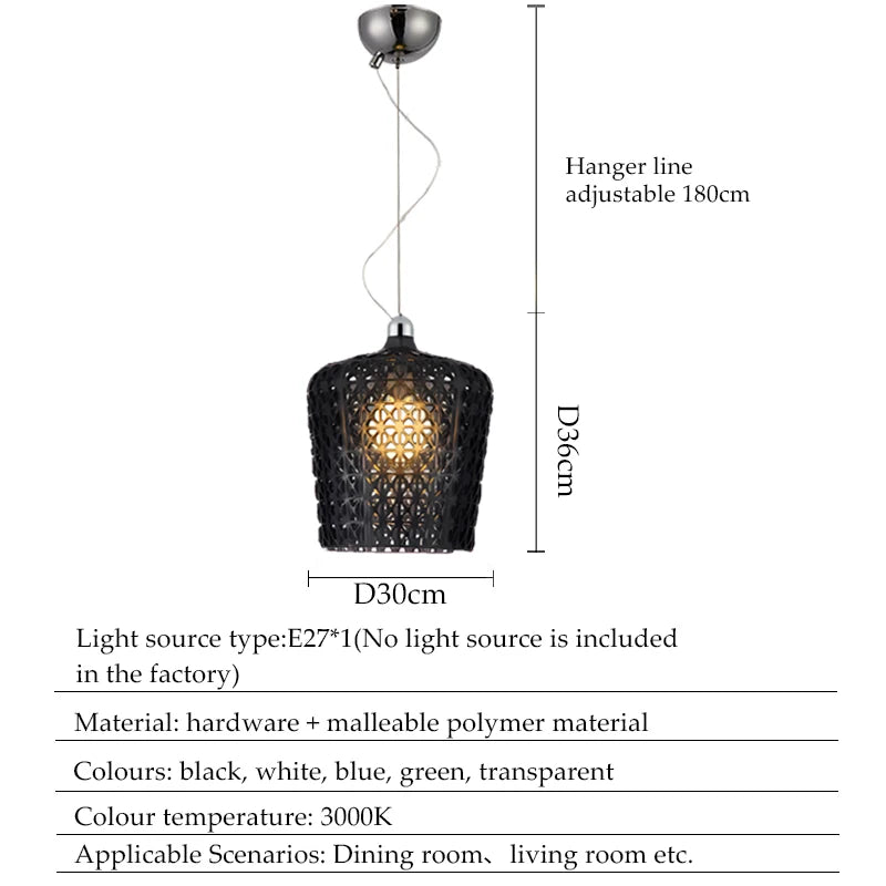 Lampadario Nordic Art Scavato – Eleganza Moderna e Design di Lusso