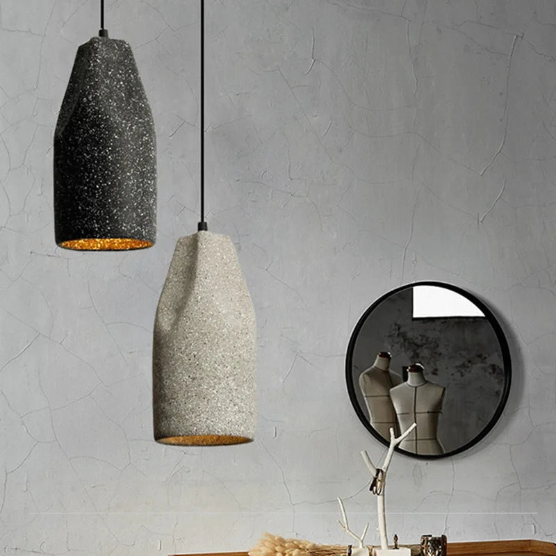 Lampada a Sospensione in Cemento Industriale - Eleganza e Raffinatezza per Ogni Ambiente