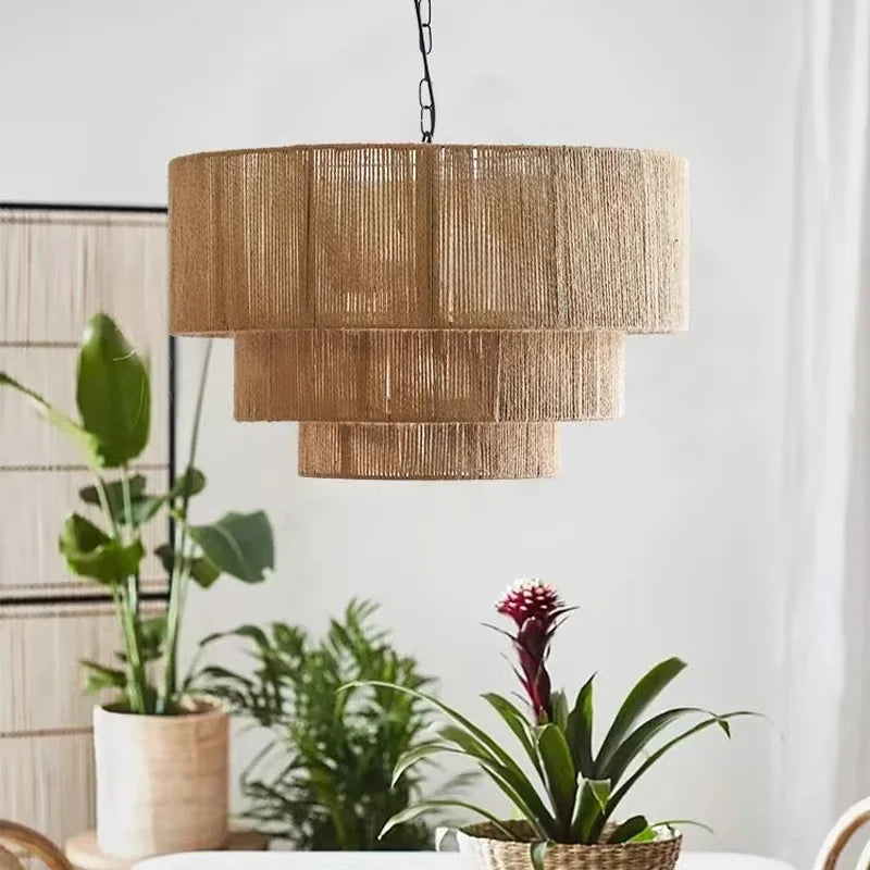 Applique da Parete Mori in Corde di Canapa – Stile Giapponese e Design Minimalista