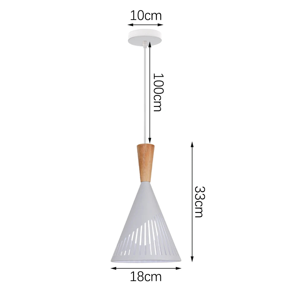 Eleganza Funzionale con Lampada a Sospensione in Stile Nordico