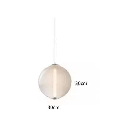 Pure Nordic Glow - Lampadario Sospeso in Vetro Minimalista