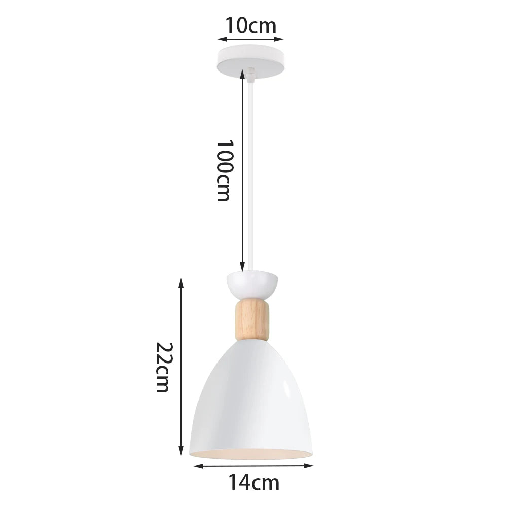 Eleganza Funzionale con Lampada a Sospensione in Stile Nordico