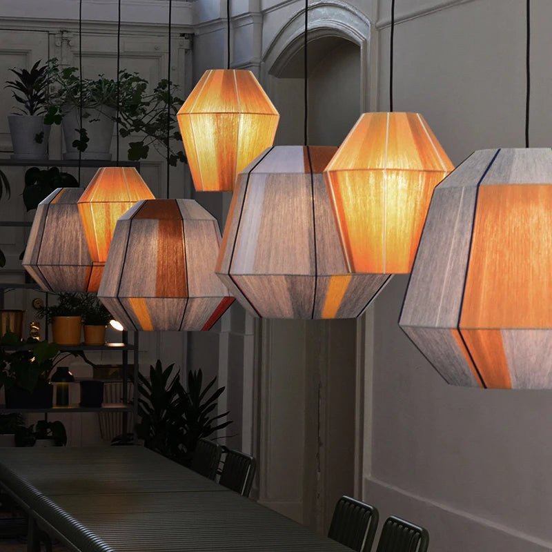 Lampada a Sospensione Bonbon in Corda di Canapa - Eleganza e Raffinatezza per Ogni Ambiente