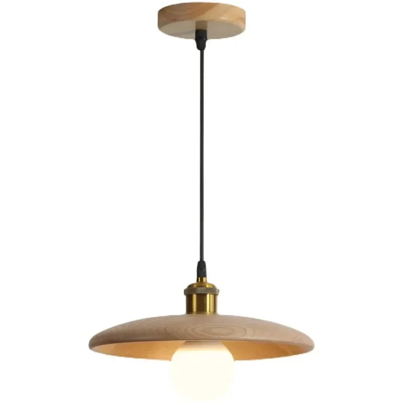 Lampadario Retro in Legno Massello – Lusso e Design senza Tempo