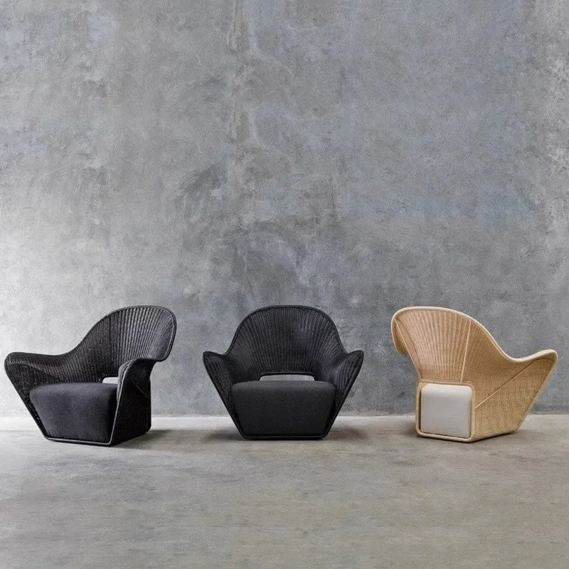 Sedia per il Tempo Libero in Rattan - Eleganza e Comfort per Ogni Ambiente