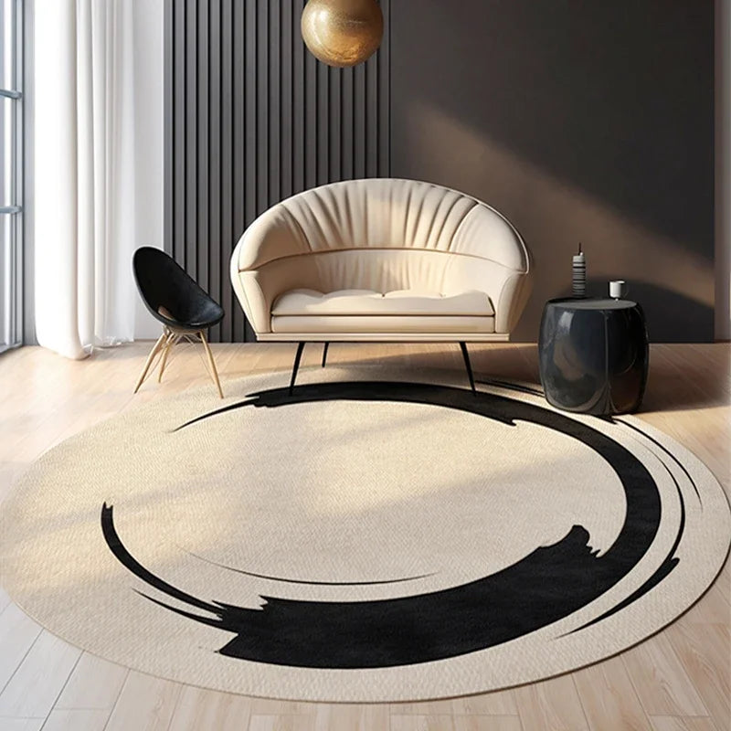 Tappeto Rotondo Geometrico: Eleganza e Praticità per la Tua Casa