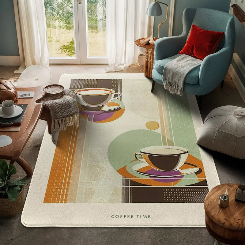 Tappetino Geometrico Astratto Morandi - Eleganza e Raffinatezza per Ogni Ambiente