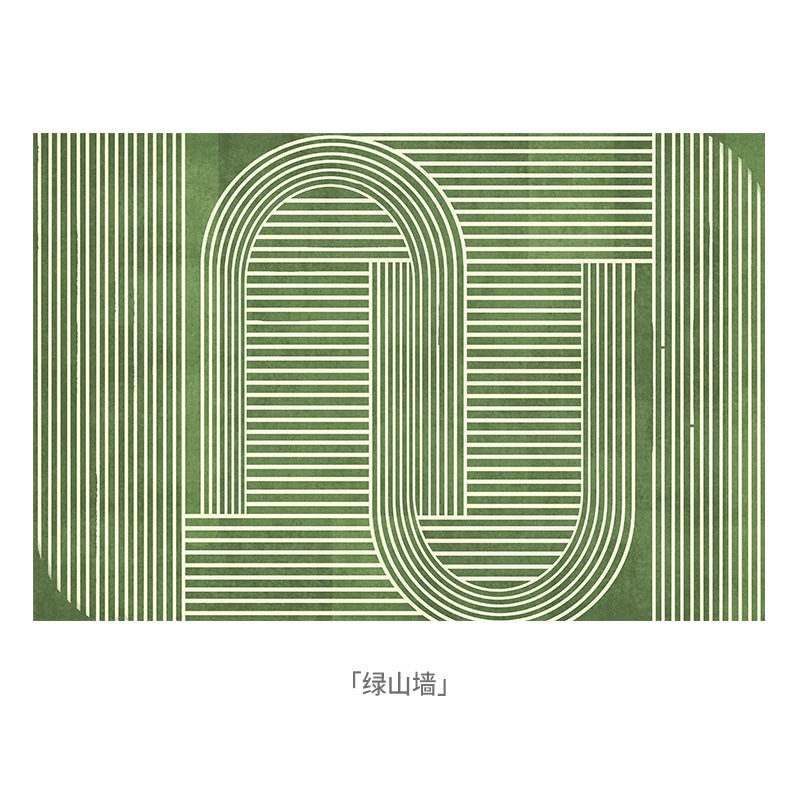 Tappeto Verde Nordico - Eleganza e Comfort per Ogni Stanza