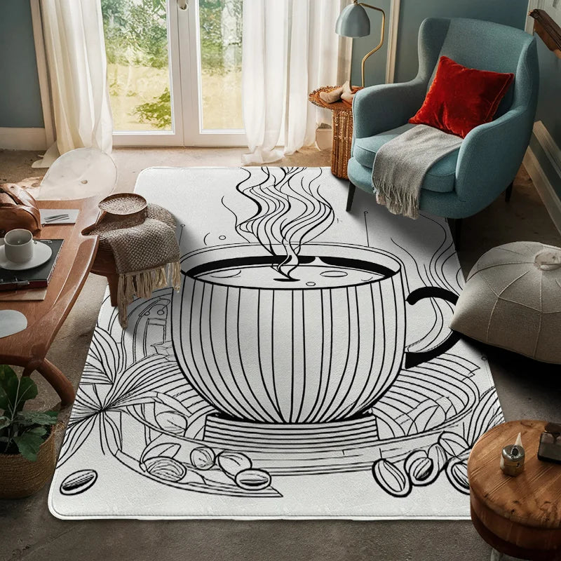 Tappetino Geometrico Astratto Morandi - Eleganza e Raffinatezza per Ogni Ambiente