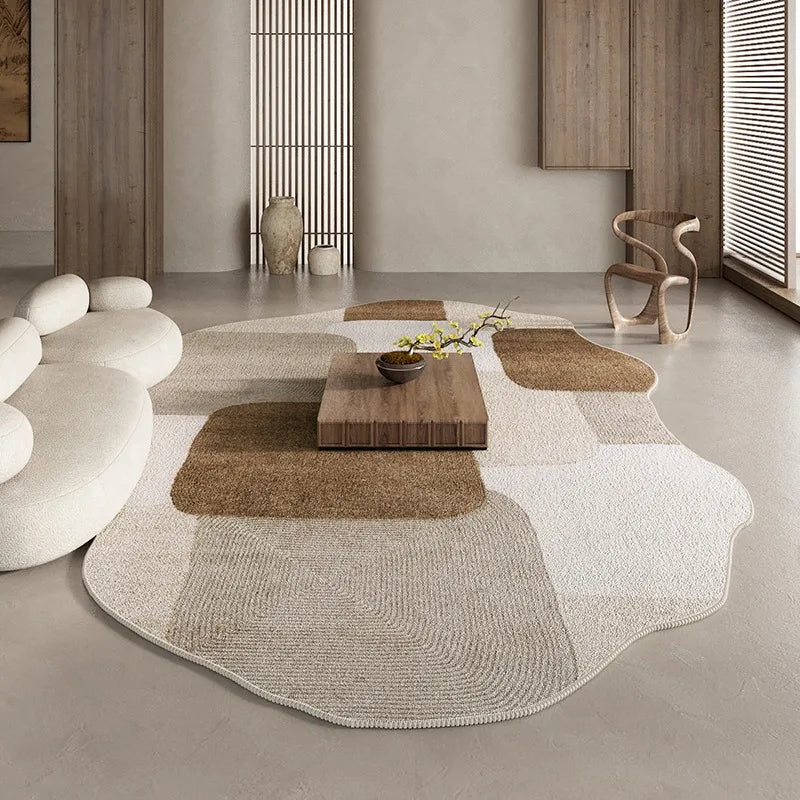 Tappeto Irregolare Geometrico - Eleganza e Comfort per Ogni Stanza