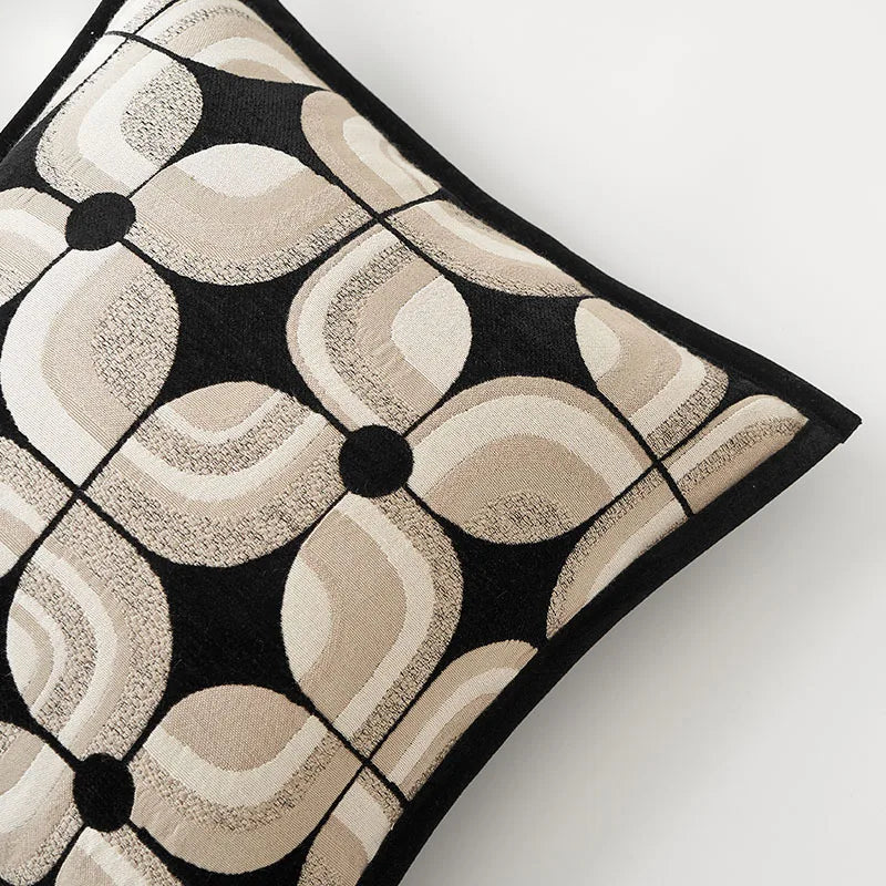 Fodera Cuscino Geometrica Jacquard – L'Equilibrio Perfetto tra Eleganza e Comfort