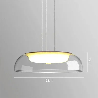 Lampada a Sospensione Moderna in Vetro - Eleganza Minimalista per Ogni Ambiente