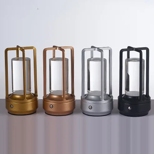 Lampada da Tavolo LED Senza Fili: Design Industriale e Versatilità