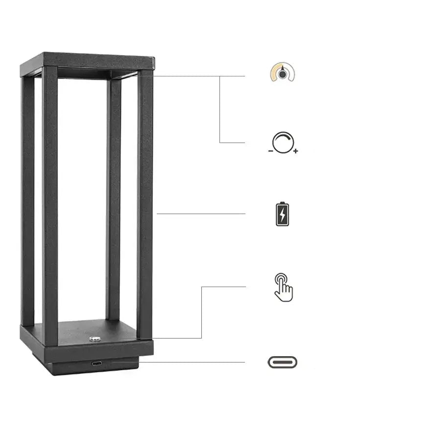 Lampada da Tavolo a LED Wireless - Design Moderno e Comfort Avanzato