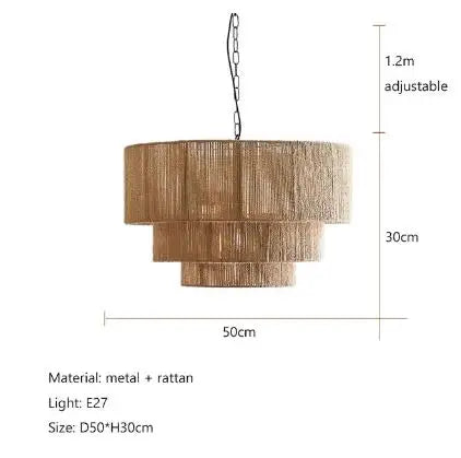 Applique da Parete Mori in Corde di Canapa – Stile Giapponese e Design Minimalista