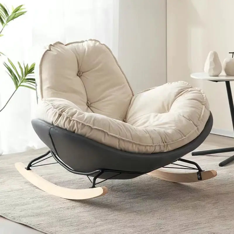Poltrona a Dondolo Nordic Egg - Eleganza e Comfort per Ogni Ambiente