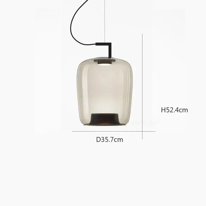 Lampada a Sospensione Moderna in Vetro - Design Nordico per Ambienti Eleganti