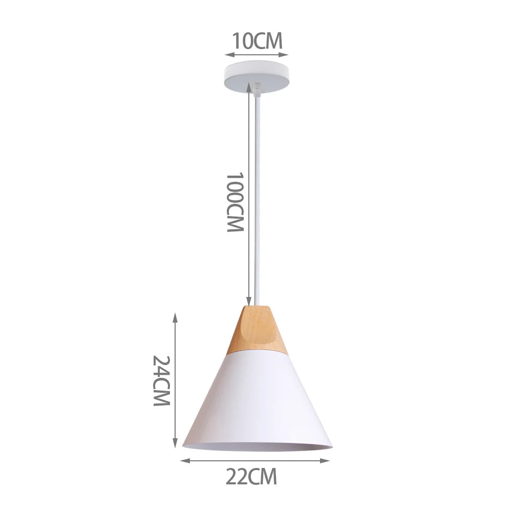 Eleganza Funzionale con Lampada a Sospensione in Stile Nordico