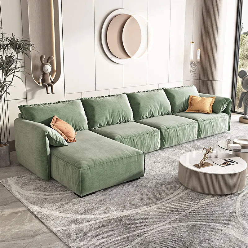 Divano Moderno in Tessuto di Lusso - Comfort e Stile per Ogni Soggiorno
