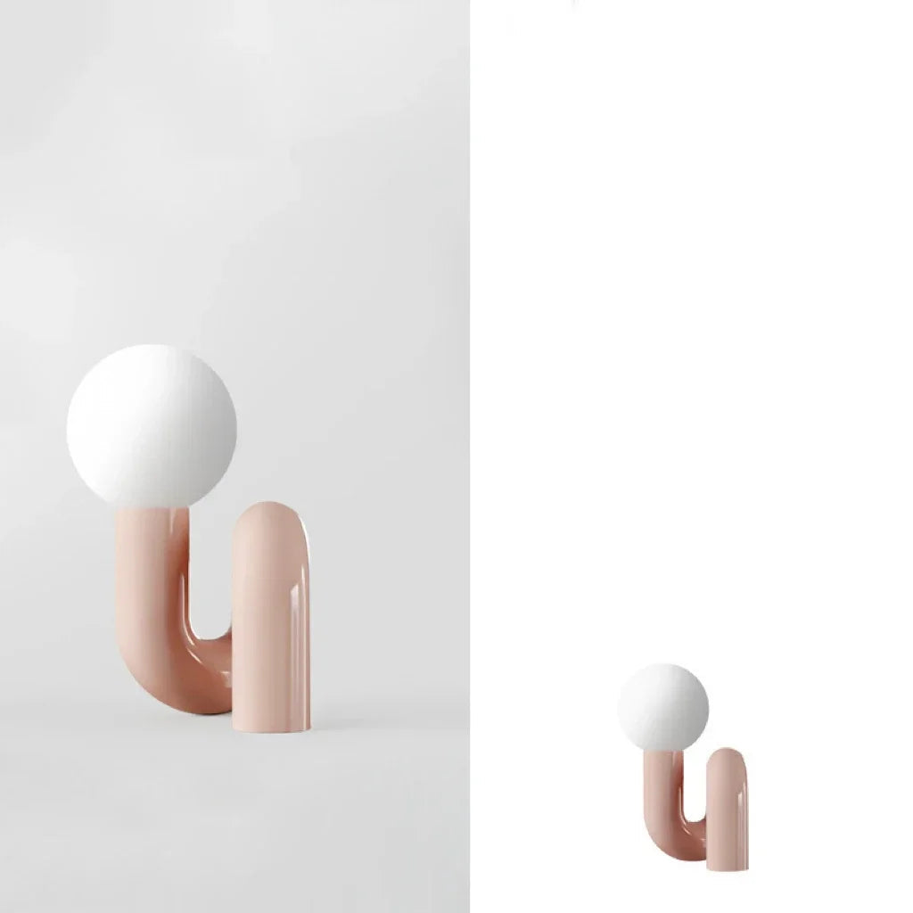 Lampada da Scrivania Nordica in Resina - Illuminazione Elegante per Ogni Stanza