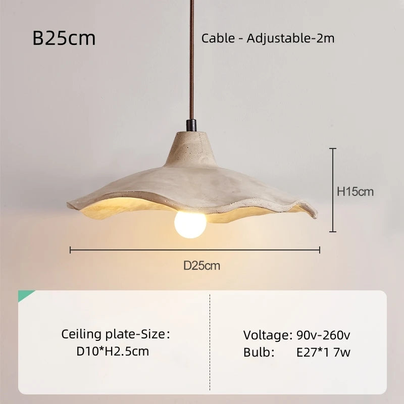 Lampada da Ristorante Giapponese in Stile Nordico – Eleganza Wabi-Sabi per la Tua Casa