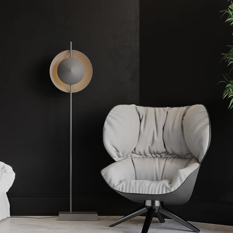 Lampada da Terra in Marmo Naturale: Eleganza Minimalista per la Tua Casa