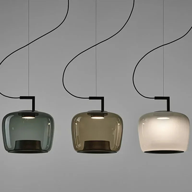 Lampada a Sospensione Moderna in Vetro - Design Nordico per Ambienti Eleganti