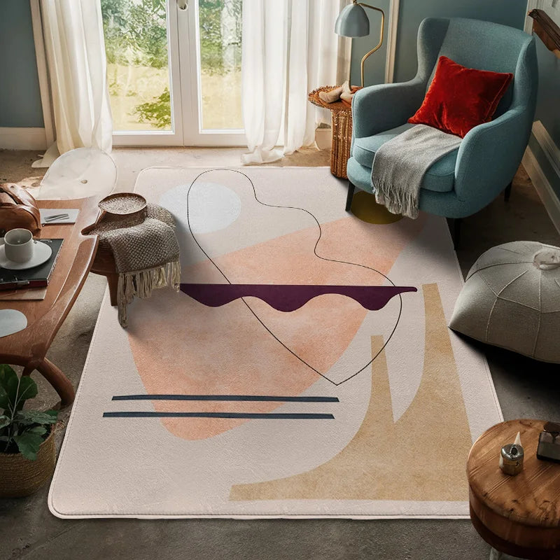 Tappetino Geometrico Morandi - Eleganza e Raffinatezza per Ogni Ambiente