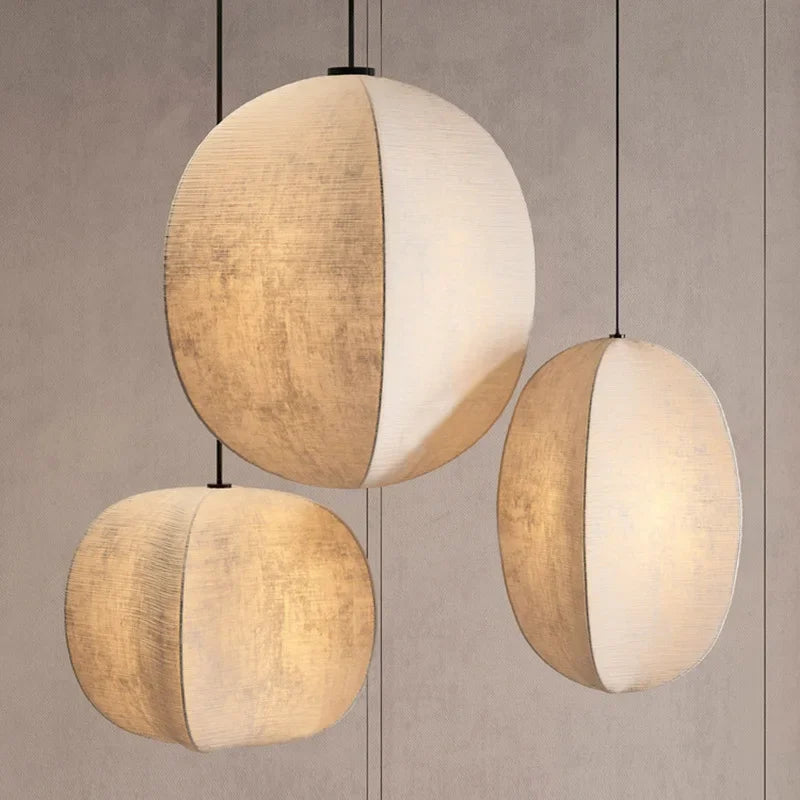 Lampadario a Vento Silenzioso in Stile Giapponese Zen - Design Creativo per un'Atmosfera Rilassante