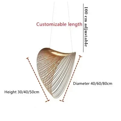 Lampada a Sospensione in Legno di Betulla – Design Nordico ed Eleganza Naturale