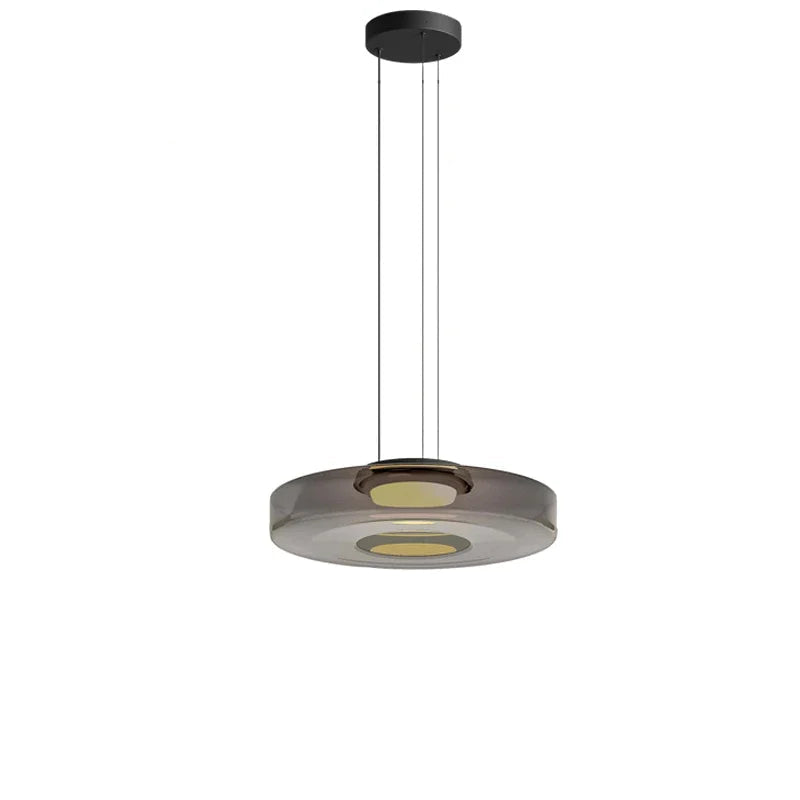 Lampadario Minimalista Italiano in Vetro - Design Moderno per Bar e Ristoranti