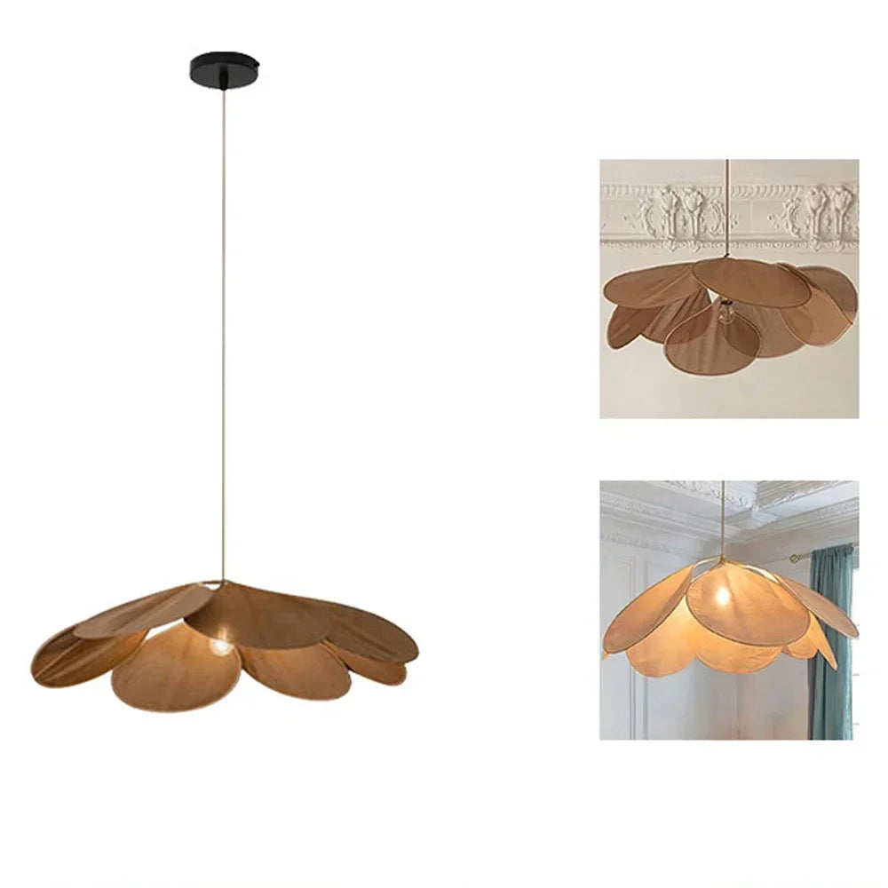 Lampadario a Fiori in Tessuto Artistico – Colore e Eleganza per i Tuoi Spazi