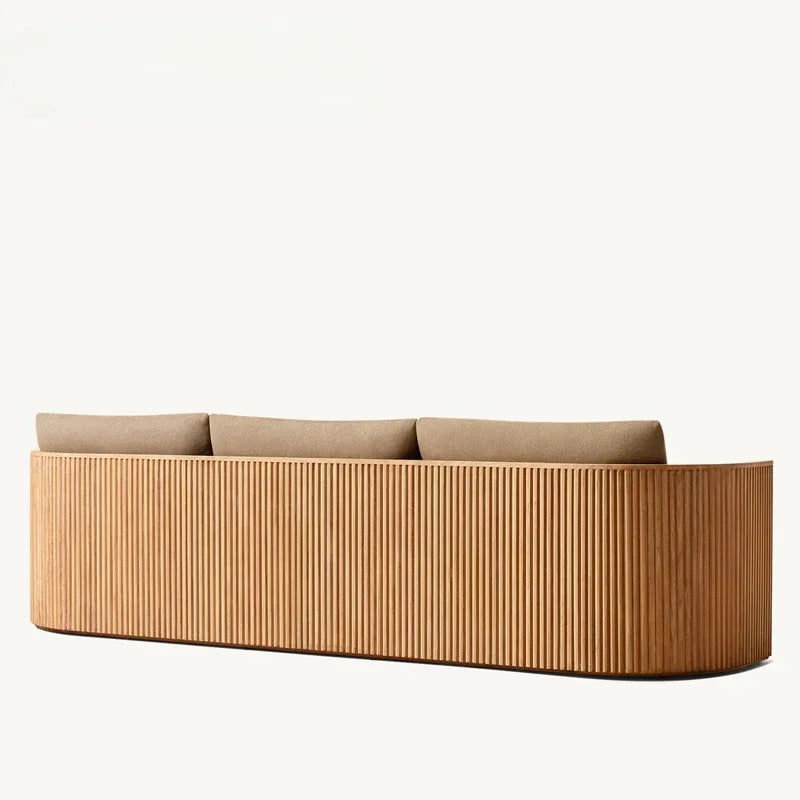 Divano da Esterno in Teak di Lusso: Eleganza e Durabilità per il Tuo Giardino