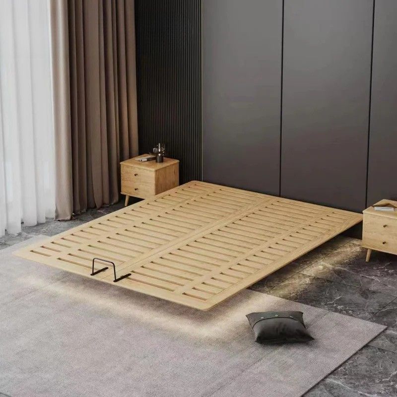 Letto Sospeso in Legno Massello - Eleganza e Comfort per Ogni Camera