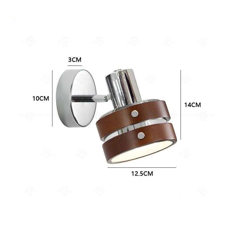 Lampada da Parete in Argento Elettrolitico - Eleganza e Stile Nordico per Ogni Ambiente