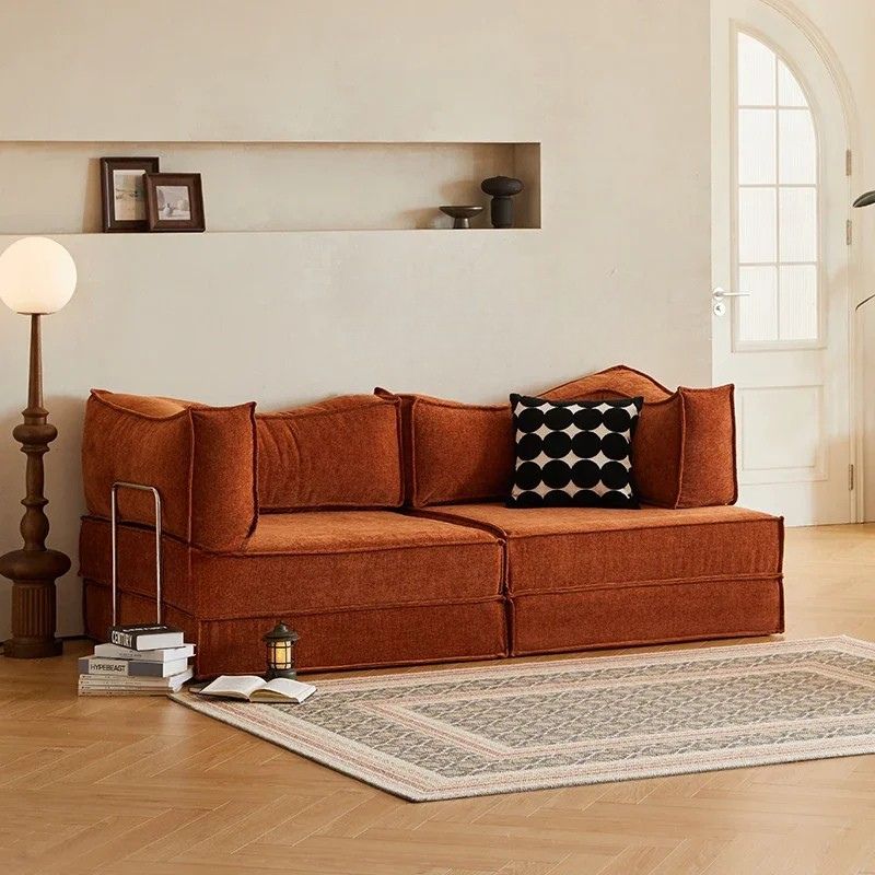 Divano Letto Retrò Pieghevole - Stile e Funzionalità per il Tuo Spazio Moderno