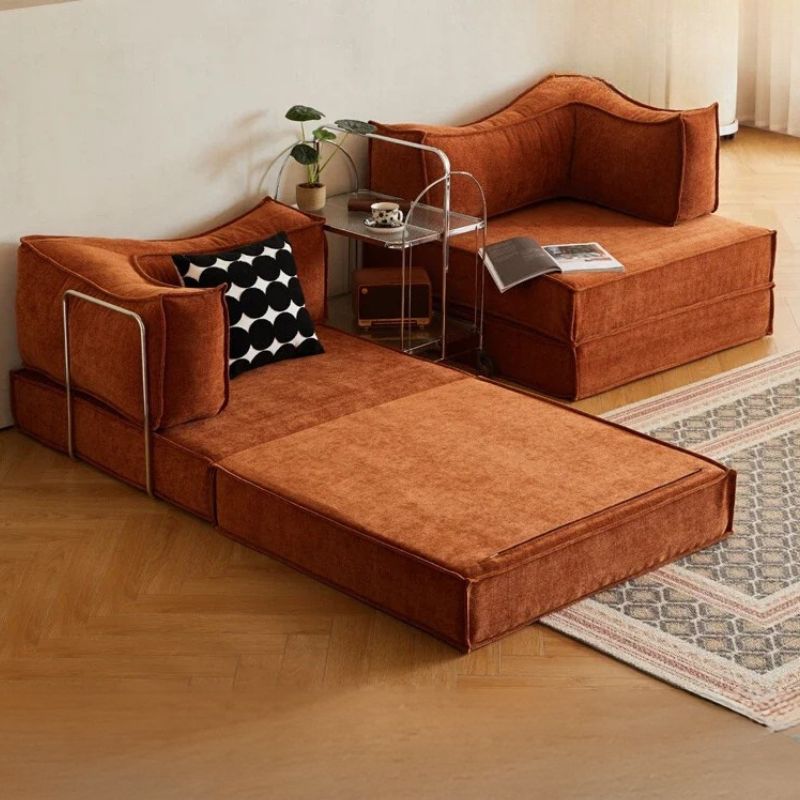 Divano Letto Retrò Pieghevole - Stile e Funzionalità per il Tuo Spazio Moderno