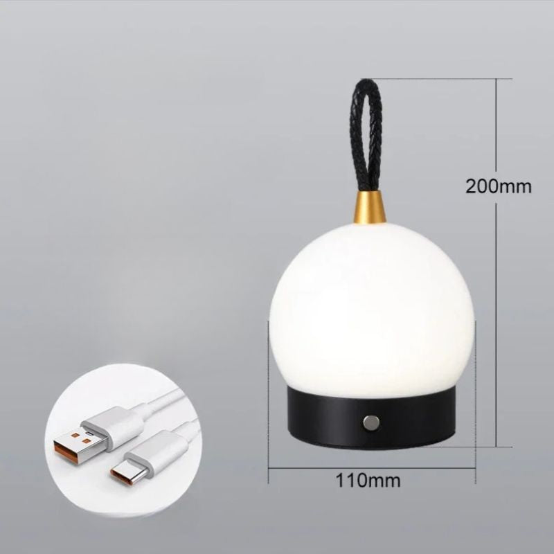 Mini Lampada da Scrivania a LED - Eleganza Portatile e Funzionalità Versatile