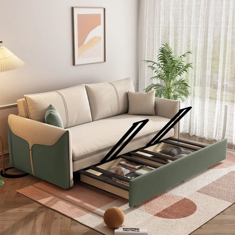 Eleganza Minimalista con Divano Letto Multifunzionale