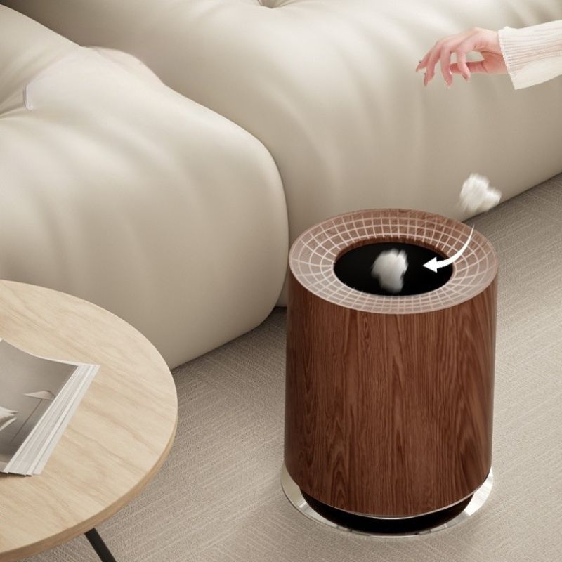 Cestino Creativo in Legno Chiaro - Eleganza e Funzionalità per la Casa
