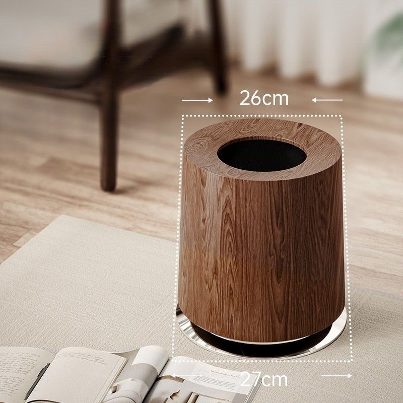 Cestino Creativo in Legno Chiaro - Eleganza e Funzionalità per la Casa