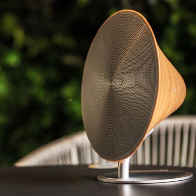 Elegante Subwoofer in Legno - Audio Potente e Design Raffinato